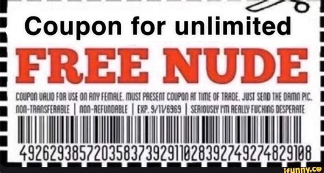 Redeeming your 1 free nude coupon : r/Nudes